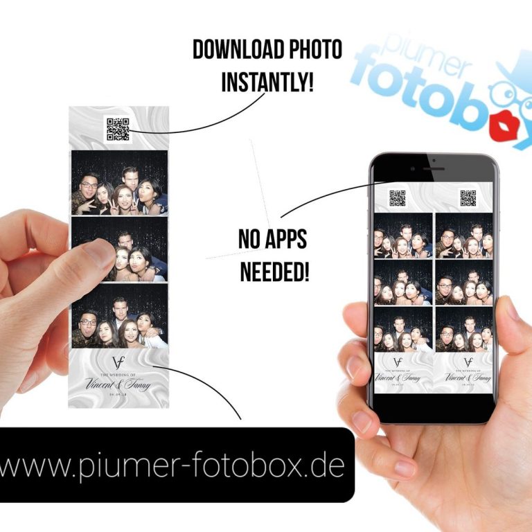 Unsere Fotobox mit QRCode Funktion